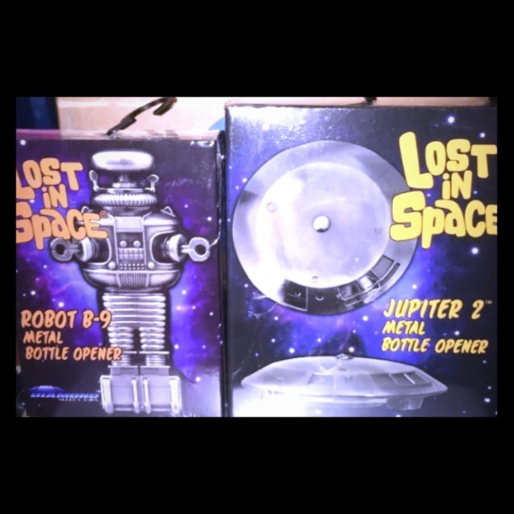B9 Robot & Jupiter 2 Bottle Opener  Lost In Space
